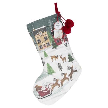 Feestelijke Kerstsok Decoratie, Ophalen of Verzenden, Nieuw
