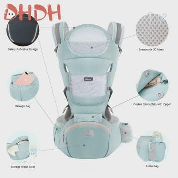 Ergonomische Baby Draagzak - 4 Seizoenen, Verstelbaar, Heups, Kinderen en Baby's, Verzenden, Nieuw