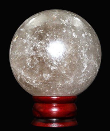 Grote 2 kg rookkwarts kristallen bol - 115 mm energie- en