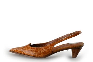 Roberto Festa Slingbacks in maat 37 Bruin, Bruin, Verzenden, Zo goed als nieuw, Roberto Festa