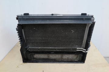 BMW E60 E61 3.0D complete radiator fan set, Verzenden, Gebruikt