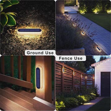 Zonne-energie LED Tuinverlichting IP68 Waterdicht - Drukbest, Verzenden, Nieuw
