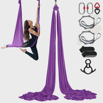 Aerial Yoga Hammock & Swing Starter Kit - 8.7/11 Yards Zijde, Verzenden, Nieuw