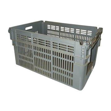 Magazijnbak met Grijpopening, 600x400x300mm, Nestbaar,, Ophalen of Verzenden