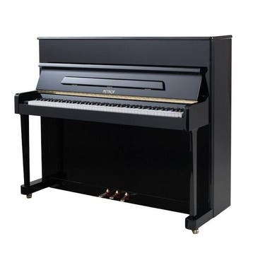 Petrof P 118 P1 PE messing piano, Nieuw, Zwart, Piano