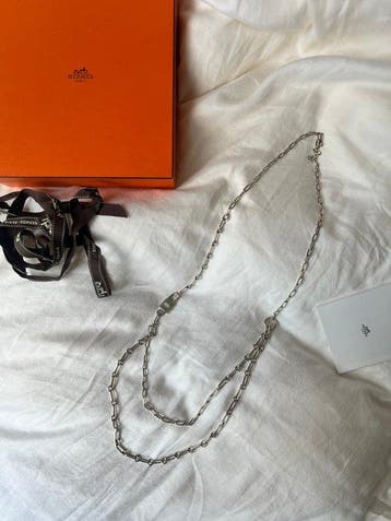 Hermès - Halsketting - Alpha Kelly Zilver, Nieuw