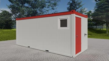 Sanitair Unit - Nieuw - 4 Toiletten + 4 Urinoirs + Wastafel