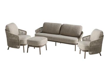 4 Seasons Outdoor Vento loungeset Mocca |, Ophalen of Verzenden, Nieuw