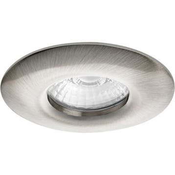 GU10 Inbouwspot Set - Mat Nikkel - Inbouw Rond - Waterdicht, Metaal of Aluminium, Nieuw, Ophalen of Verzenden, Led