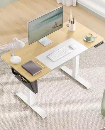 Elektrisch Sta Bureau 120 cm – Met Geheugen & Organizer Hout, Verzenden, Nieuw