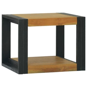 vidaXL Badkamerwandkast 45x45x35 cm massief teakhout, Verzenden, Nieuw