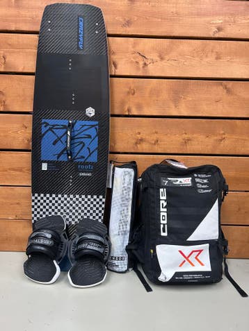 Core XR7 7m kitesurf set (Kite+bar+board), Watersport en Boten, Twintip, Gebruikt, 7 m², Kitesurf-set