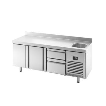 GGM Gastro | Koelwerkbank PREMIUM PLUS - 1960x600mm - 385 |, Verzenden, Nieuw in verpakking, RVS Meubilair
