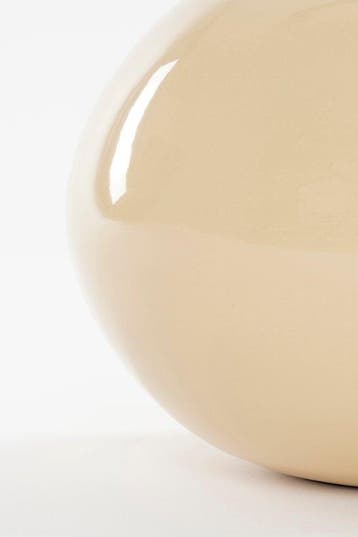 2dekans | Mica Decorations Boyd Vaas - H36 x Ø25 cm - Metaal, Ophalen of Verzenden, Zo goed als nieuw, Beige