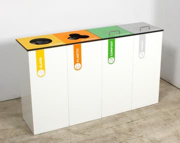 Herena Variobin met 4 modules, 72x122x31cm, afvalscheidin..., Overige plaatsen, Ophalen of Verzenden, Gebruikt, Overige typen