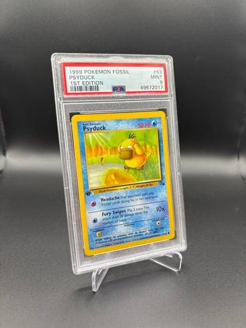Pokémon - 1 Graded card - Psyduck #53 Fossil First edition -, Nieuw