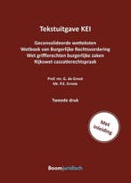 Tekstuitgave KEI / Boom Juridische wettenbundels, Verzenden, Zo goed als nieuw