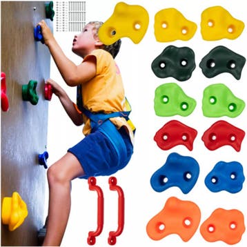 Kruzzel Klimstenen Set Kind – 13 Stuks + 2 Grepen (Fitness, Ophalen of Verzenden, Nieuw