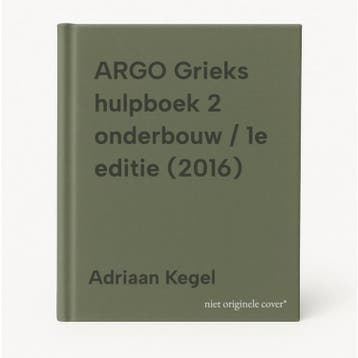 ARGO Grieks hulpboek 2 onderbouw / 1e editie (2016), Verzenden, Zo goed als nieuw, Adriaan Kegel