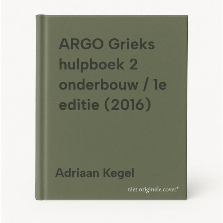 ARGO Grieks hulpboek 2 onderbouw / 1e editie (2016), Boeken, Schoolboeken, Zo goed als nieuw, Verzenden
