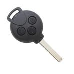 Smart Fortwo (2007-2016) sleutel, 3 knop remote, Ophalen, Nieuw
