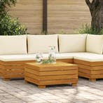 vidaXL Tuin Bijzettafel Massief Acaciahout Bruin 60 x 60 x, Verzenden, Nieuw