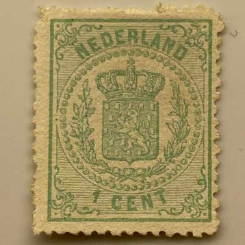 Wapen zegels [N.V.P.H. nr. 0015], Postzegels en Munten, Postzegels | Nederland, Ophalen of Verzenden, Gestempeld