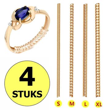 Fako Bijoux - Ringverkleiner Set - Ring Verkleiner - 4 Stuks, Verzenden, Nieuw