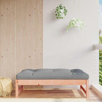 vidaXL Tuinvoetenbank 120x80 cm massief douglashout, Verzenden, Nieuw