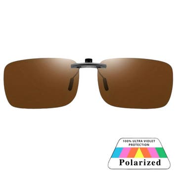 Fako Sunglasses - Clip On Voorzet Zonnebril Gun Metal -, Verzenden, Nieuw