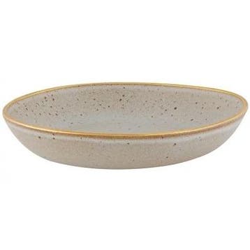 Diepe Borden | GOLD STONE BIANCO | Keramiek | Wit | 6 Stuks, Verzenden, Nieuw in verpakking