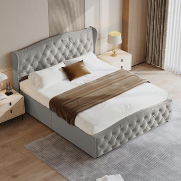 Stijlvol Hydraulisch Bed met Opbergruimte - Modern Design, Verzenden, Nieuw