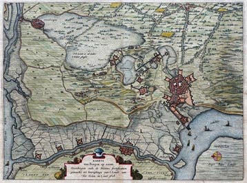 Nederland - Bergen op Zoom; C.J. Visscher - Kaerte van, Nieuw