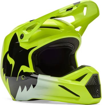FOX V1 Youth Shield Geel Kinder Crosshelm, Motoren, Nieuw met kaartje, Overige merken, Heren, Offroadhelm