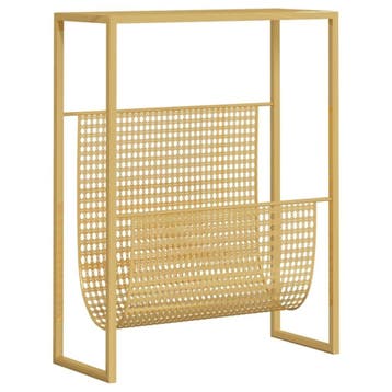 Design Krantenrek Goud | Staal | Laatste Stuk!, Ophalen of Verzenden, Gebruikt