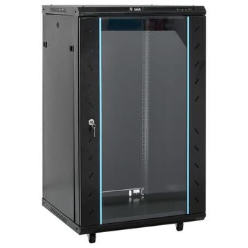 vidaXL Netwerkkast met draaiwieltjes 18U 19 IP20 60x60x100, Verzenden, Nieuw