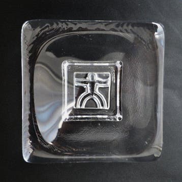 Kosta - Bertil Vallien - Schaal - Glas - woensdag, Antiek en Kunst