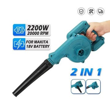 Kleine Bladblazer werkplaats accu Blaas- en Zuigmachine 18V, Verzenden, Nieuw