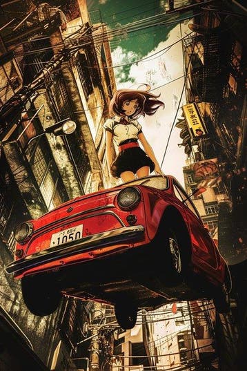 I_KONIQ - FUJIKO ON A FIAT 500, Nieuw in verpakking