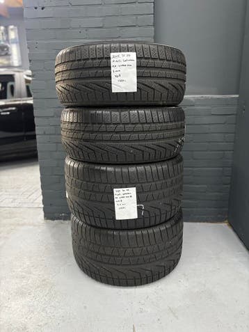 245/35/20 & 295/30/20 PIRELLI 7&5,5MM 4 STUKS €500,- (3918), Ophalen, Gebruikt, 295 mm, Winterbanden