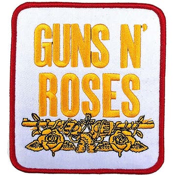 Guns N Roses - Stacked White - patch officiële merchandise, Ophalen of Verzenden, Nieuw, Kleding