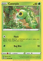 Caterpie 001/264 (Fusion Strike), Ophalen of Verzenden, Nieuw, Losse kaart, Foil