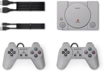 Playstation Classic Mini Console (2 Controllers), Ophalen of Verzenden, Zo goed als nieuw