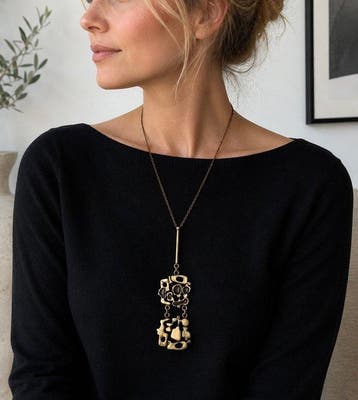 Brons, Attr. Valo-Koru / Turun Hopea - Ketting met hanger