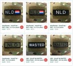 Airsoft Tabs Patches – 6 x 2 cm Div. Soorten! Leger Badge, Verzamelen, Verzenden