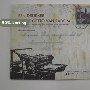 Een drukker in het getto van Radom - Jeannette Klusman, Verzenden, Zo goed als nieuw, Jeannette Klusman