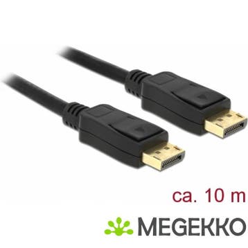 Delock 84862 Kabel DisplayPort 1.2 male > DisplayPort male, Verzenden, Nieuw
