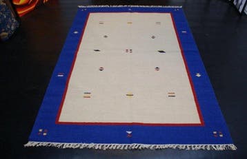 Handgeweven Kilim Gabbeh Tapijt Wol Nieuw - Tapijt - 240 cm, Nieuw