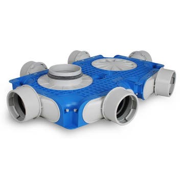 Vent-Axia Uniflexplus + instortverdeler 6x, Doe-het-zelf en Verbouw, Ventilatie en Afzuiging, Verzenden, Nieuw