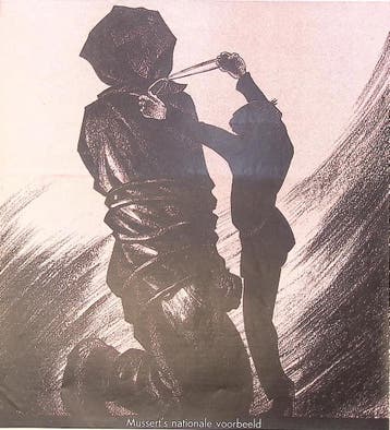 Spotprent over censuur in Nazi-Duitsland (lijst optie), Verzenden